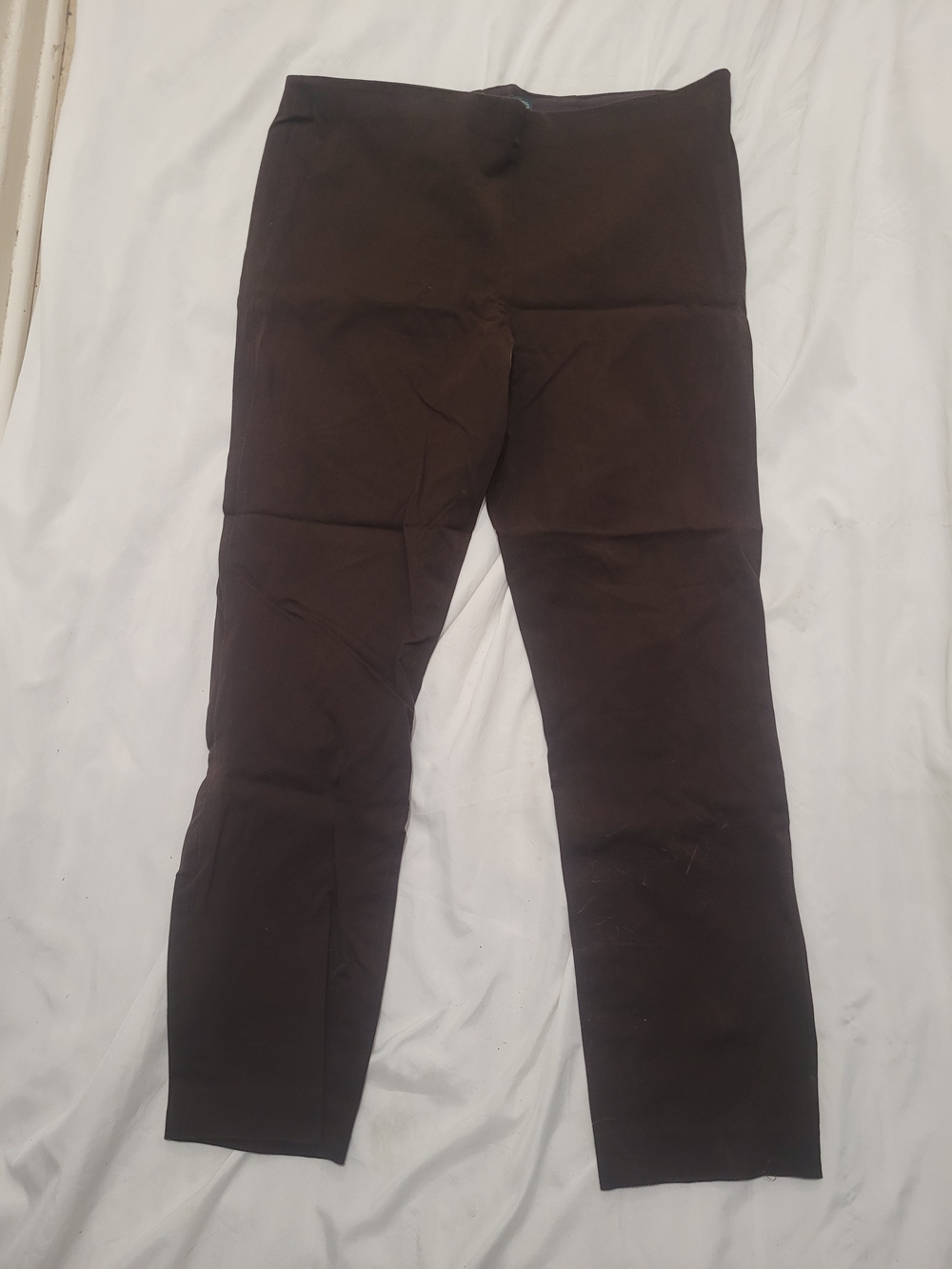 Lauren Ralph Lauren Dark Brown Stretch Leggings